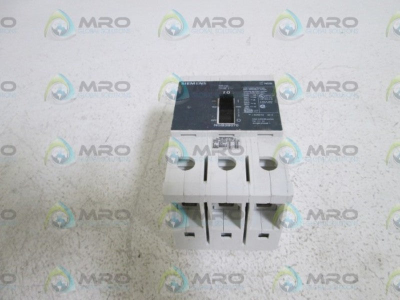 SIEMENS CIRCUIT BREAKER 70A NGB3B070 *NEW NO BOX*