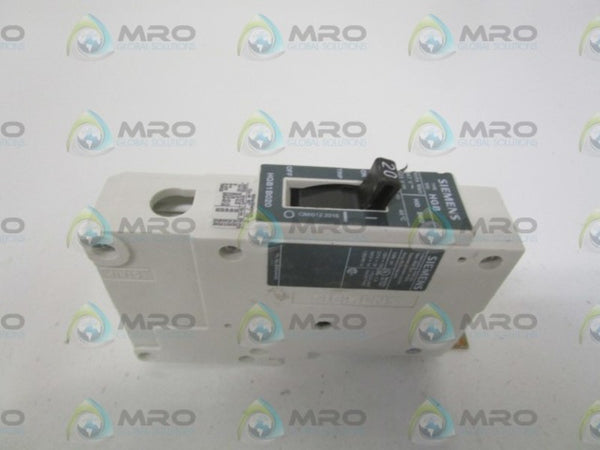 SIEMENS HGB1B020 CIRCUIT BREAKER 20A NSNP