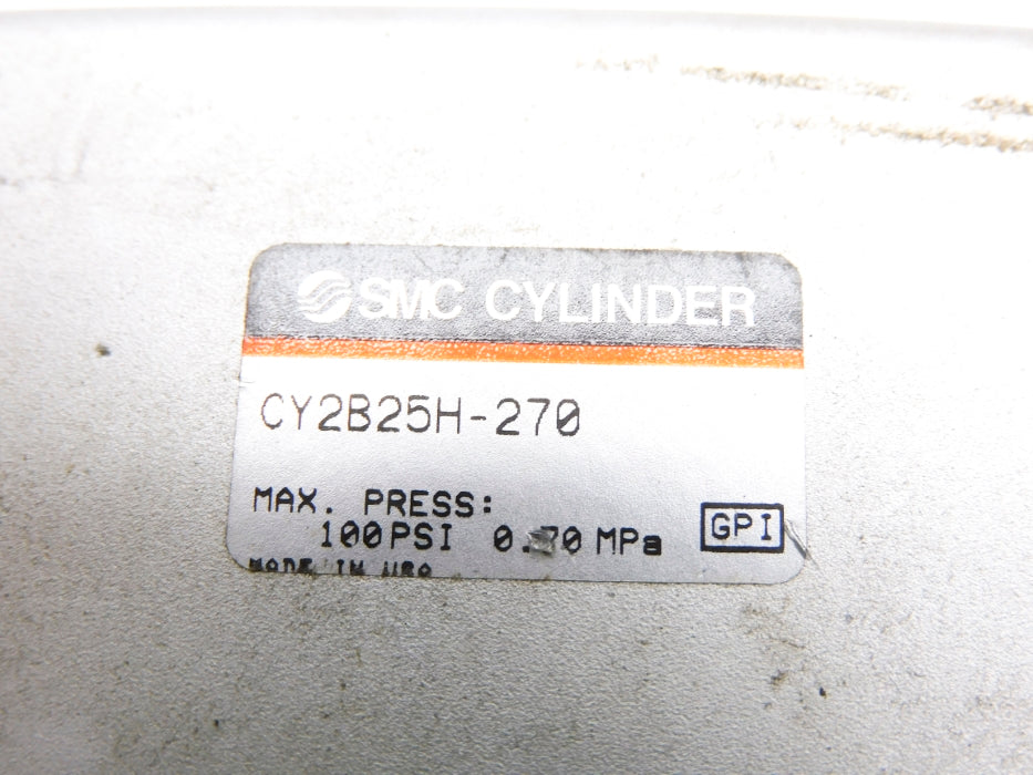 SMC CY2B25H-270 100PSI UNMP