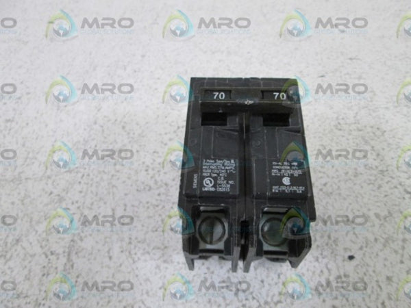 SIEMENS CIRCUIT BREAKER 70A B270  NSNP