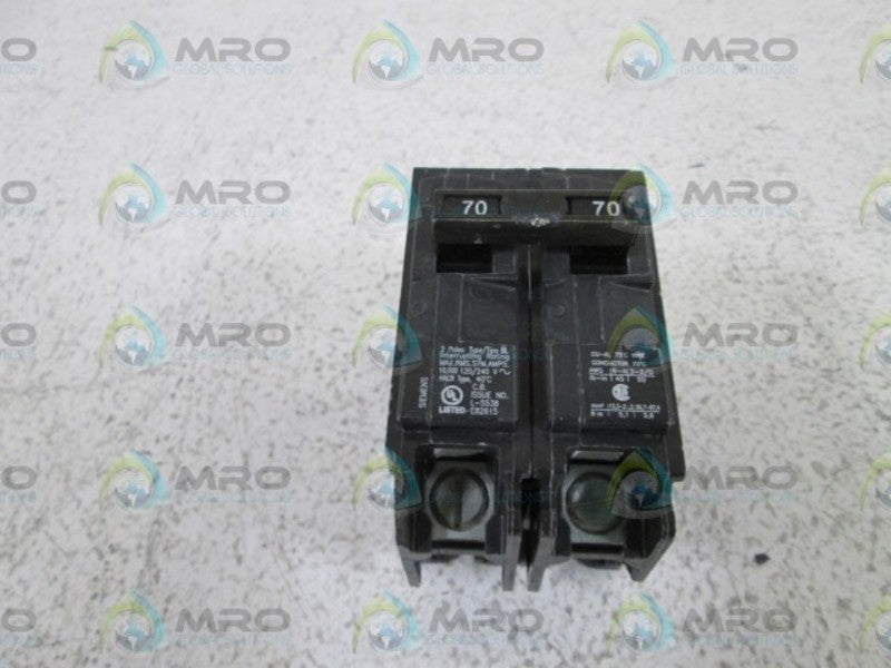 SIEMENS CIRCUIT BREAKER 70A B270  NSNP