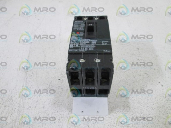 SIEMENS HHED63B035 CIRCUIT BREAKER 35A (AS PICTURED) NSNP