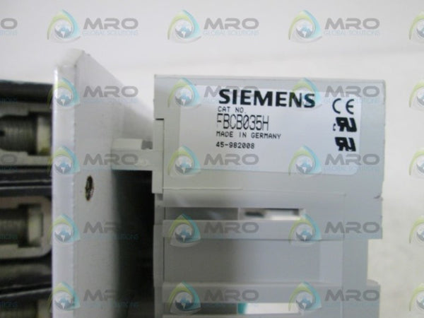 SIEMENS HHED63B035 CIRCUIT BREAKER 35A (AS PICTURED) NSNP