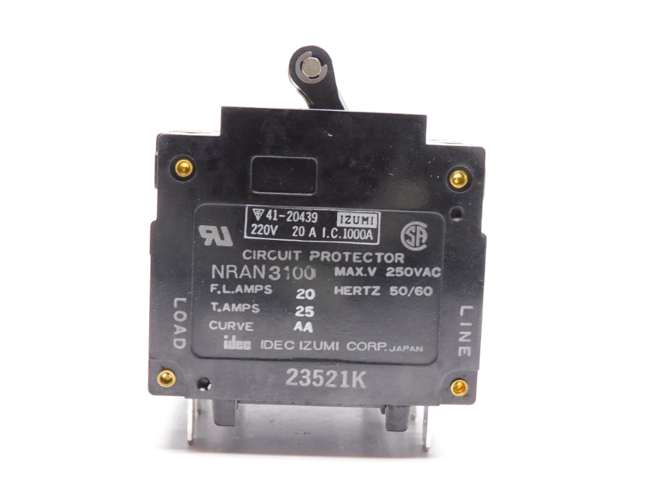 IDEC NRAN3100 20A 250VAC UNMP