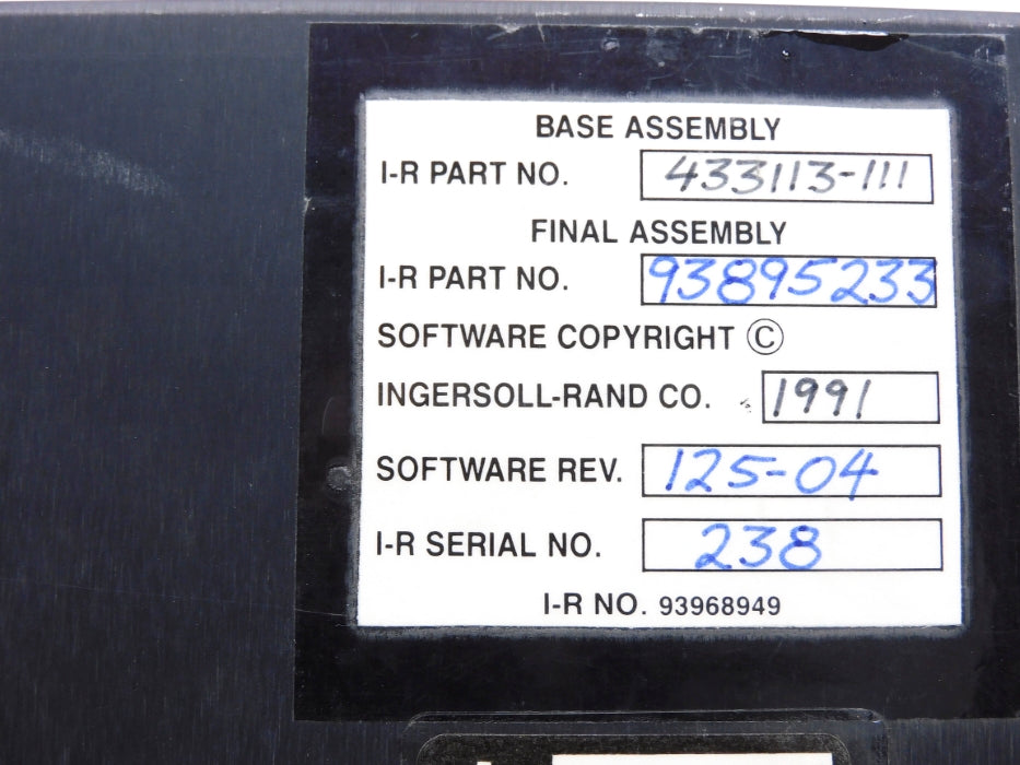 INGERSOLL RAND 93895233 433113-111 UNMP