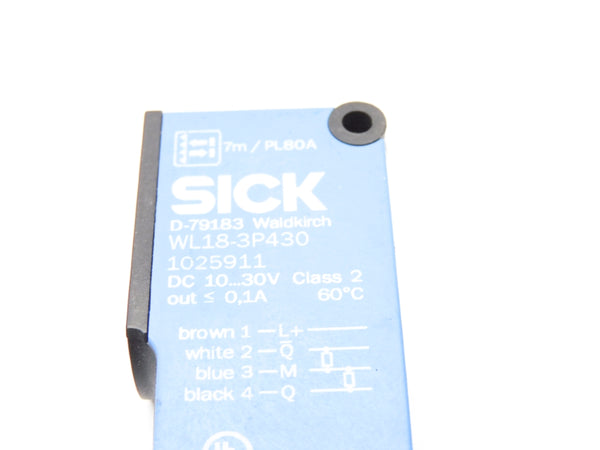 SICK WL18-3P430 1025911 10-30VDC 0.1A NSMP