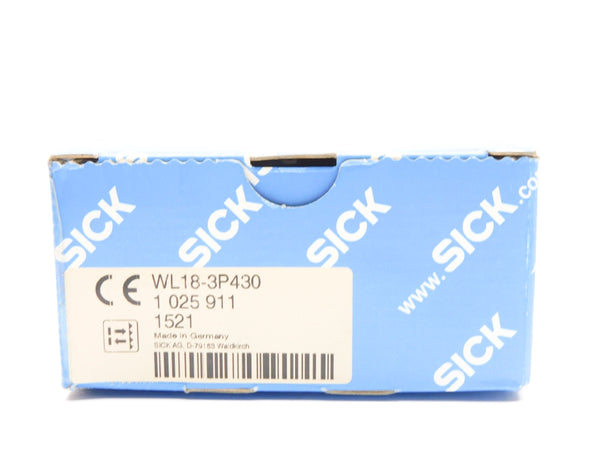 SICK WL18-3P430 1025911 10-30VDC 0.1A NSMP
