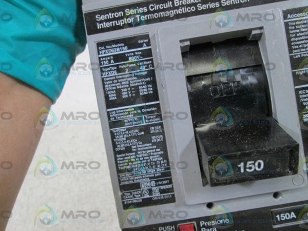 SIEMENS CIRCUIT BREAKER 150A HFXD63B150 (AS PICTURED) NSNP