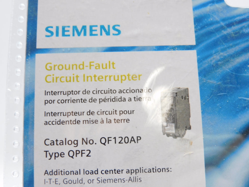 SIEMENS QF120AP 120VAC 20A NSMP