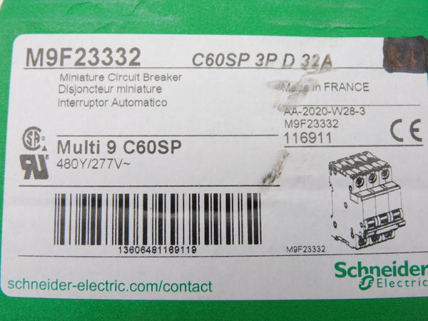 SCHNEIDER ELECTRIC M9F23332 277V 32A NSNP