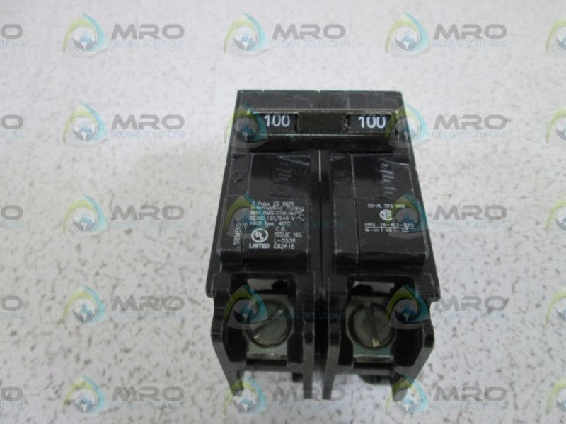 SIEMENS EQ9675 CIRCUIT BREAKER 100A  NSNP