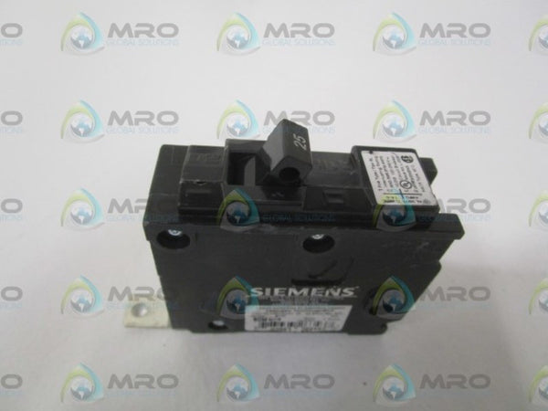 SIEMENS B125 CIRCUIT BREAKER 25A NSNP