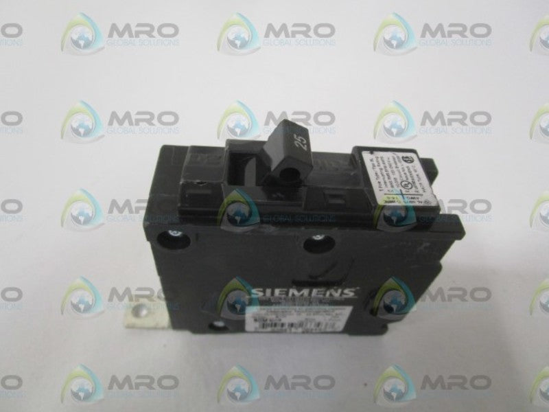 SIEMENS B125 CIRCUIT BREAKER 25A NSNP