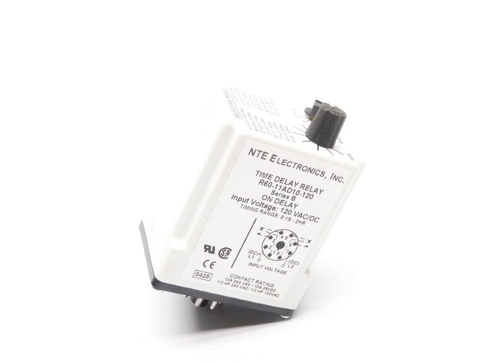 NTE ELECTRONICS R60-11AD10-120 SER. B 120VAC/DC 0.1S-2HR NSMP