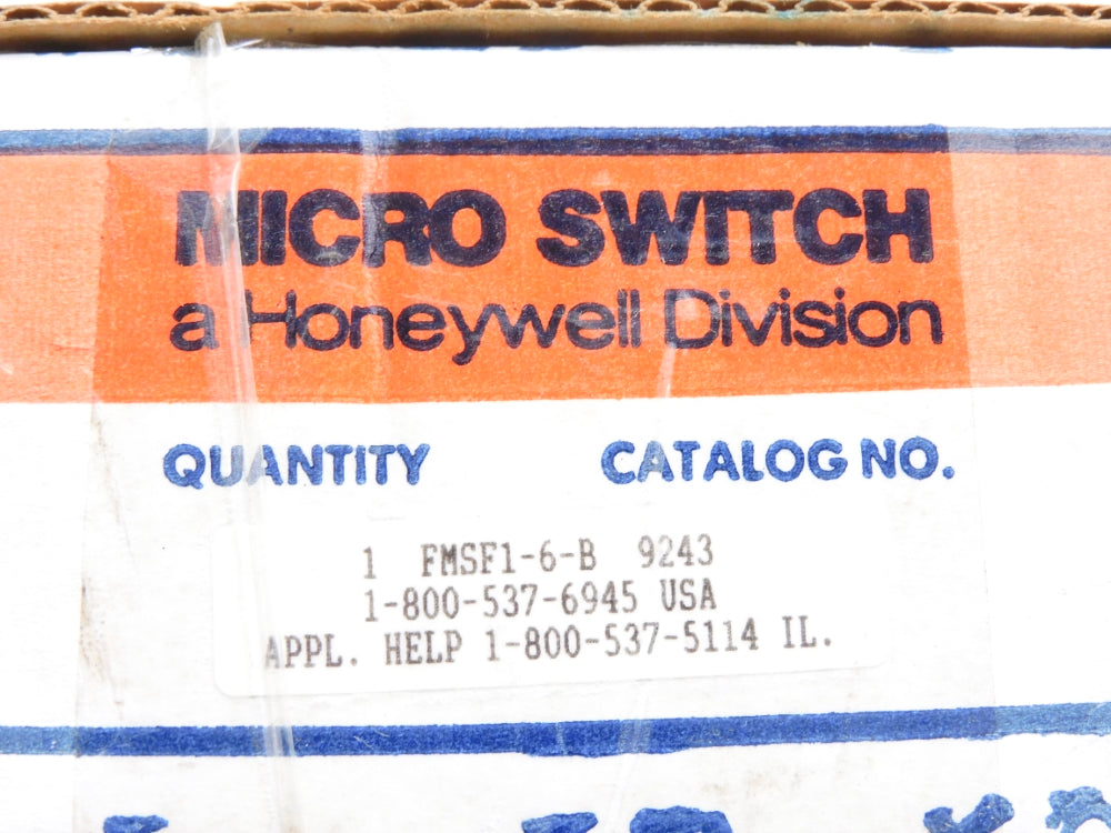 MICRO SWITCH FMSF1-6-B NSMP