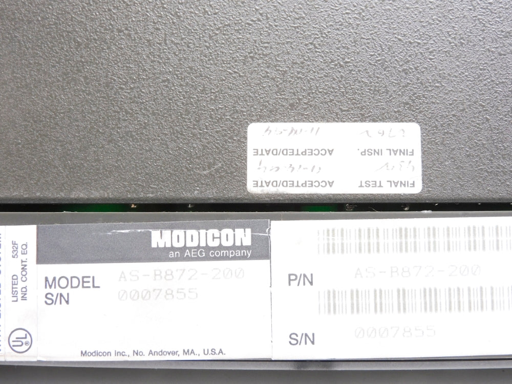 MODICON AS-B872-200 UNMP