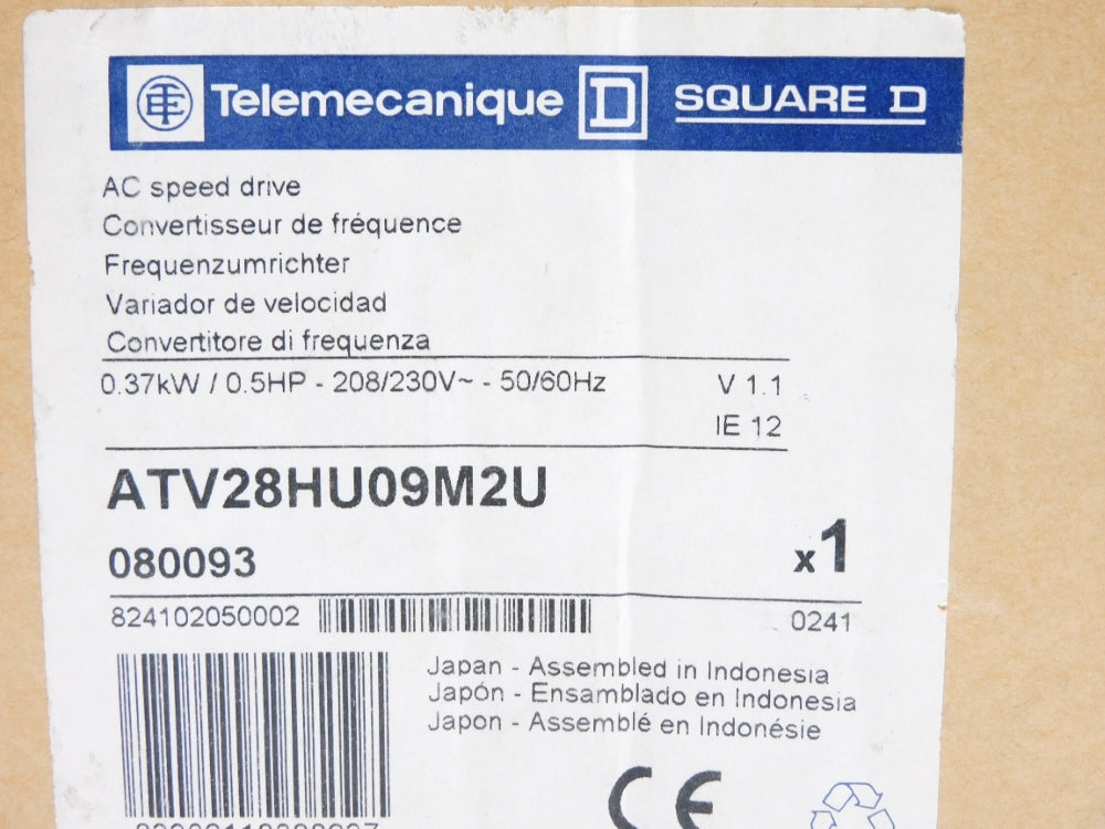 TELEMECANIQUE ATV28HU09M2U 209/230V 6.9/6.4A NSMP