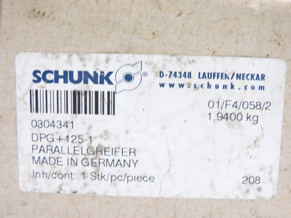 SCHUNK DPG+125-1 0304341 NSMP