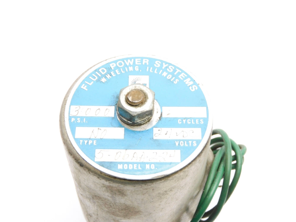 FLUID POWER SYSTEMS 5-06AA-2-24 3000PSI 24VDC UNMP