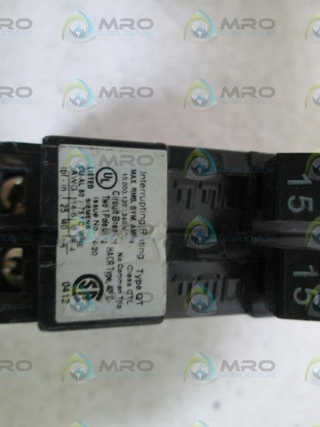 SIEMENS CIRCUIT BREAKER QT 15-15A NSNP