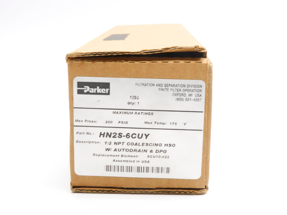 PARKER HN2S-6CUY 200PSIG NSMP