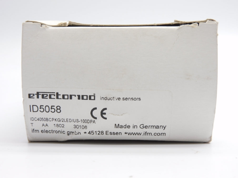IFM EFECTOR IDC4050BCPKG/2LED/US ID5058 10-36VDC NSMP