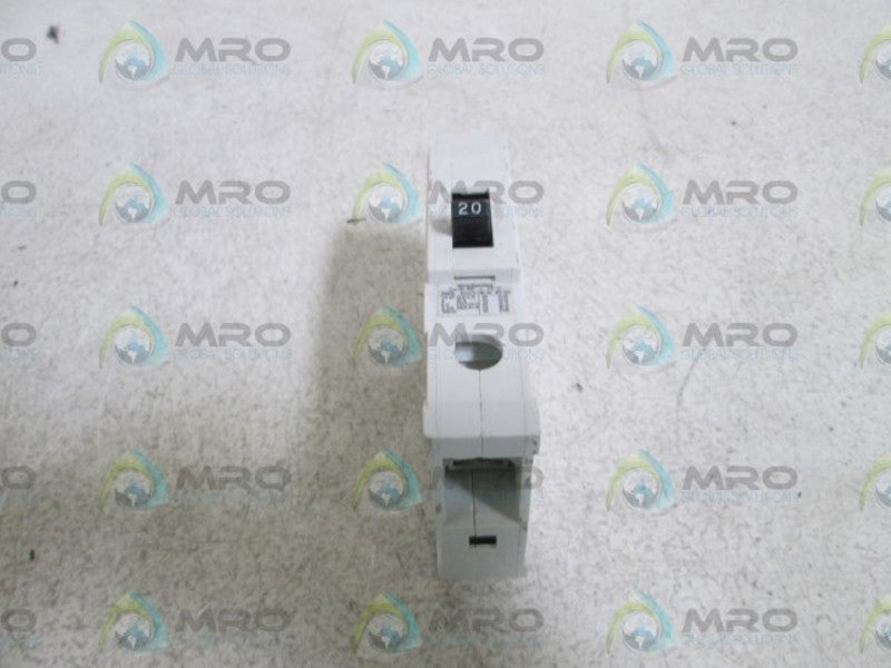 SIEMENS NGB1B020V CIRCUIT BREAKER 20A (AS PICTURED) NSNP