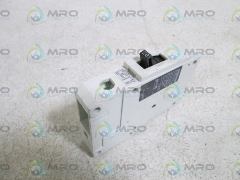 SIEMENS NGB1B020V CIRCUIT BREAKER 20A (AS PICTURED) NSNP