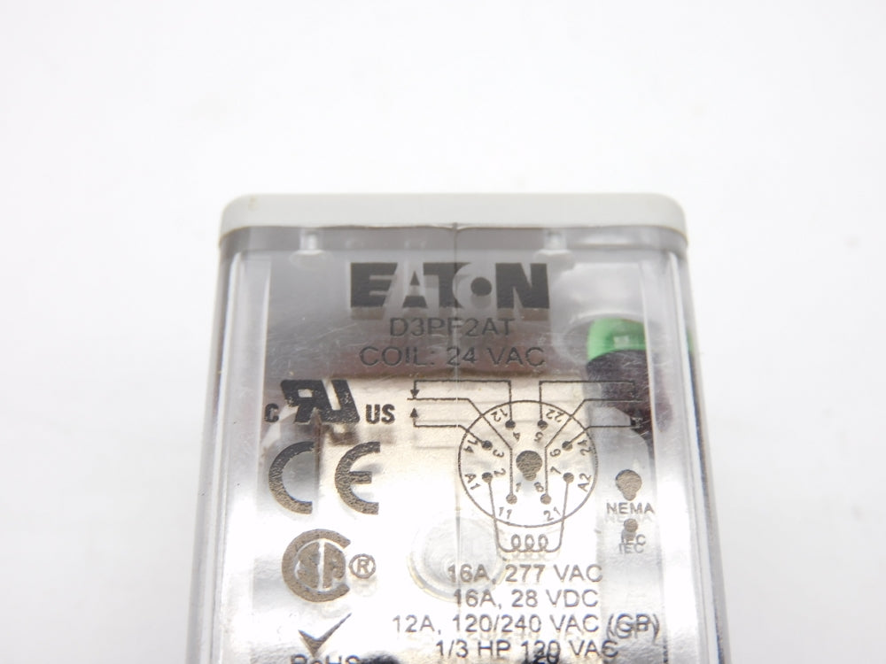 EATON D3PF2AT 24VAC 16A NSMP