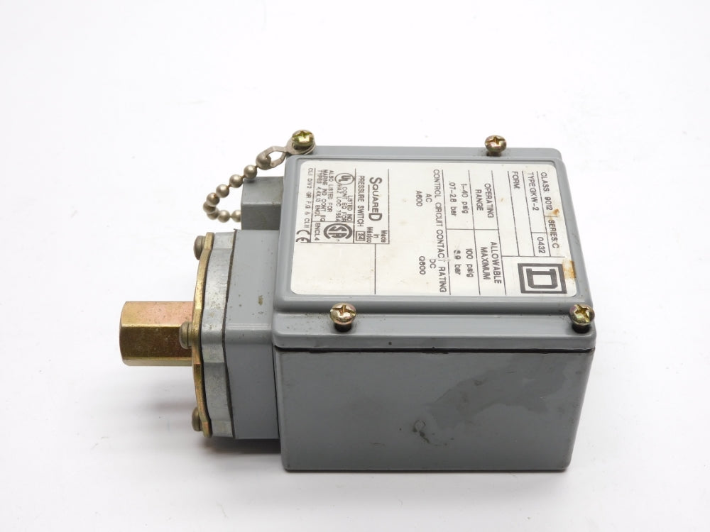 SQUARE D 9012GKW2 SER. C 1-40PSI UNMP