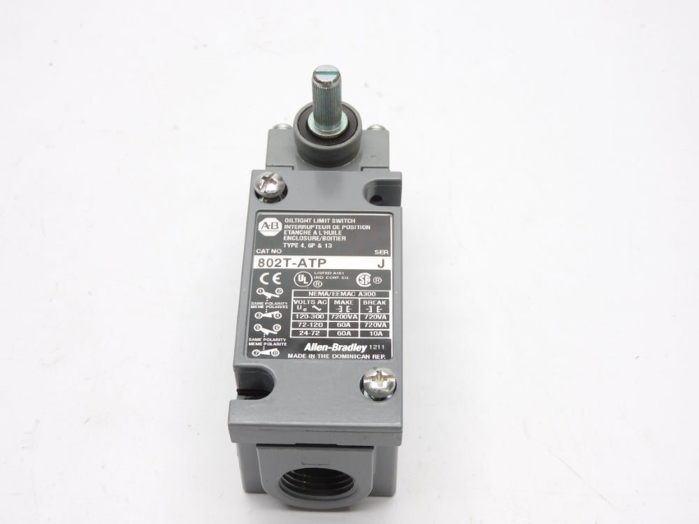ALLEN BRADLEY 802T-ATP SER. J 72-120VAC 60A (WH) NSMP