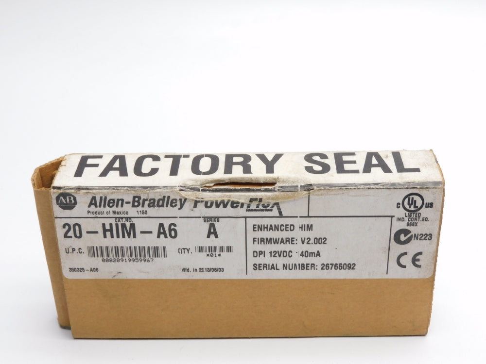 INDUSTRIAL SPARE PART 20-HIM-A6 SER. A F/W 2.002 NSMP