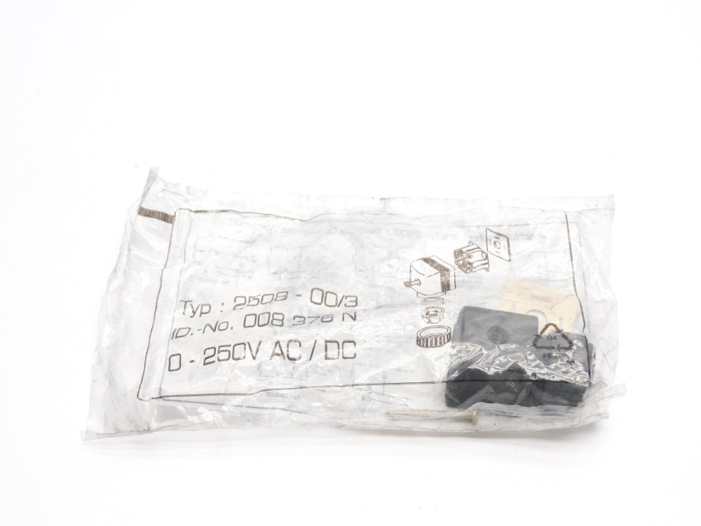 CONNECTOR 2508-00/3 008376N 0-250VAC/DC NSMP