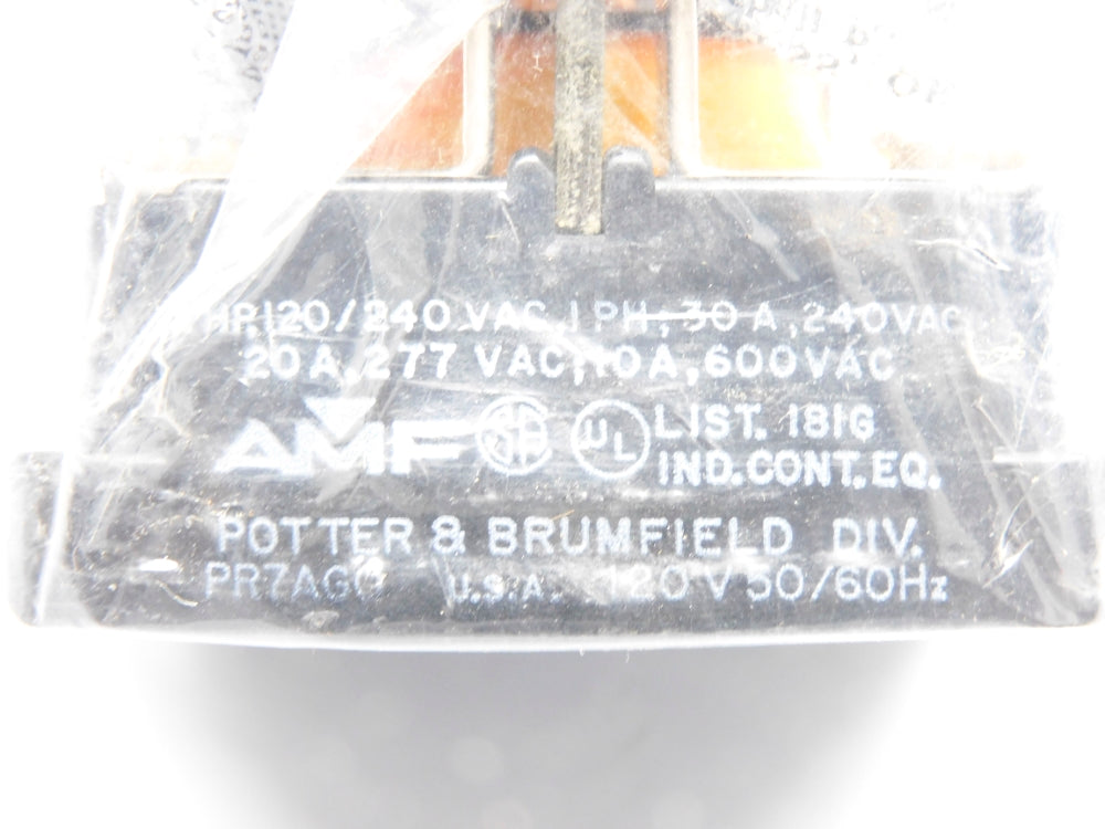 POTTER&BRUMFIELD PR7AG0 120VAC 30A NSMP