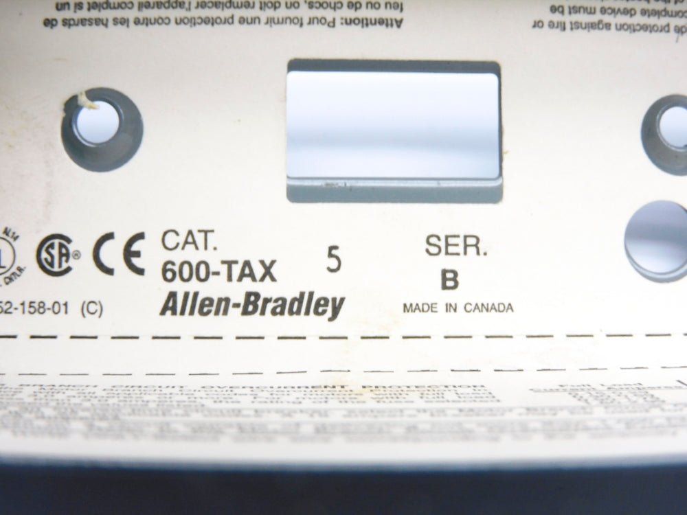 ALLEN BRADLEY 600-TAX5 SER. B NSNP