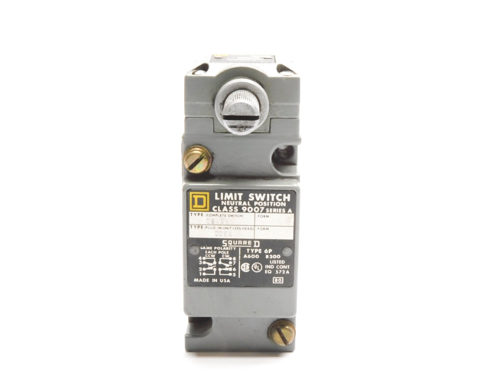 SQUARE D 9007C64BW SER. A UNMP