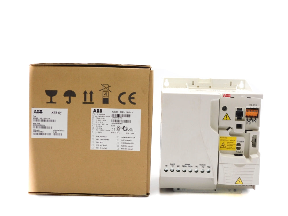 ABB ACS355-03U-15A6-4 3AUA0000058221 400/480V 22/18A NSMP