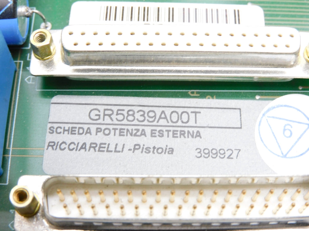 RICCIARELLI-PISTOIA GR5839A00T UNMP