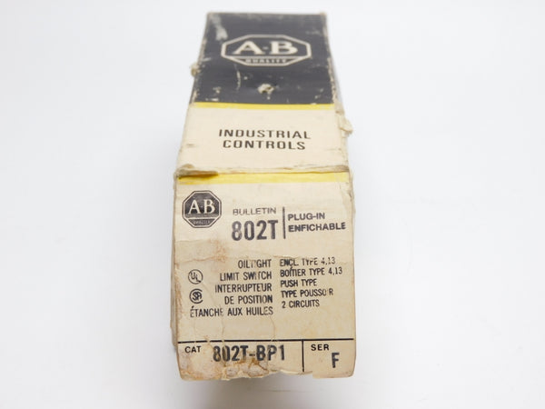 ALLEN BRADLEY 802T-BP1 SER. F (BK/YL) NSMP