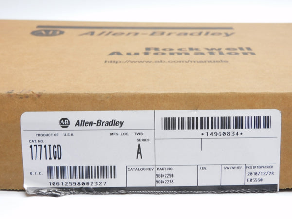 ALLEN BRADLEY 1771-IGD SER. A 5VDC NSMP