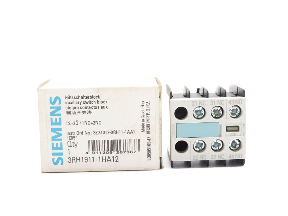 SIEMENS 3RH1911-1HA12 240V 10A NSMP