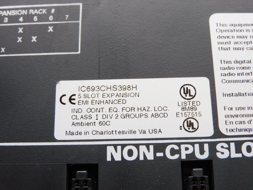 FANUC IC693CHS398H UNMP
