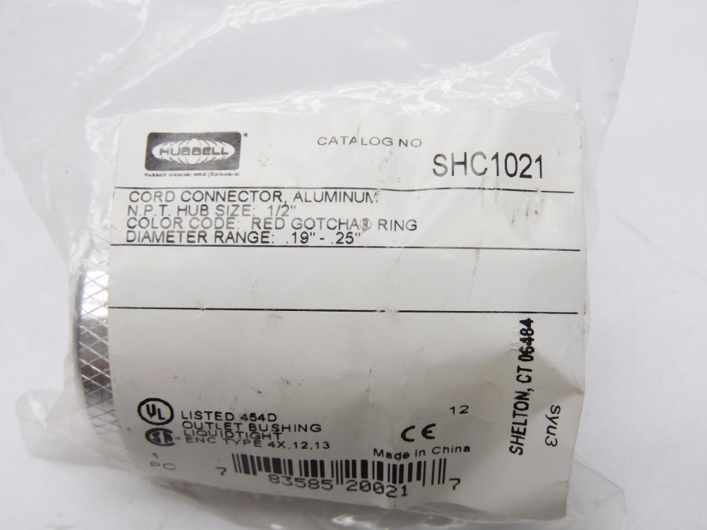 HUBBELL SHC1021 1/2" NSMP