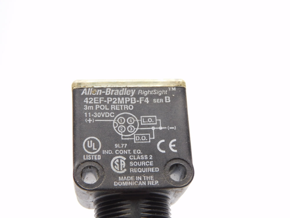 ALLEN BRADLEY 42EF-P2MPB-F4 SER. B 11-30VDC UNMP