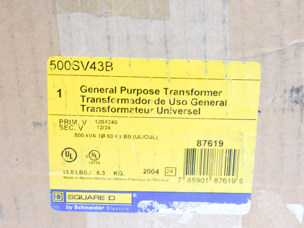 SQUARE D 500SV43B 120-240V NSMP