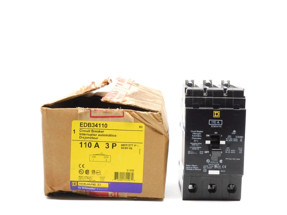 SQUARE D EDB34110 277V 110A NSMP