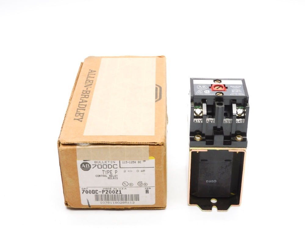 ALLEN BRADLEY 700DC-P200Z1 SER. A 115-125VDC (BR/YL) NSMP