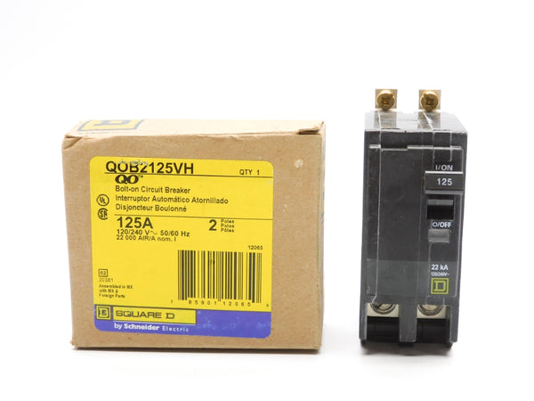 SQUARE D QOB2125VH 120/240V 125A NSMP