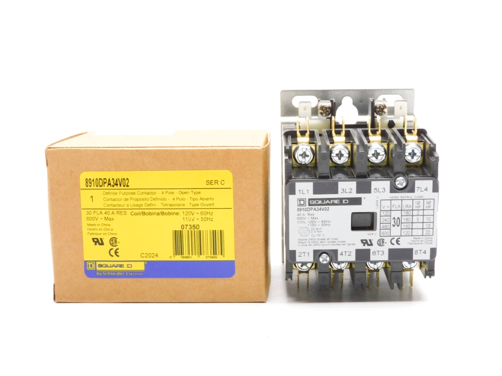 SQUARE D 8910DPA34V02 SER. C 110/120V NSMP