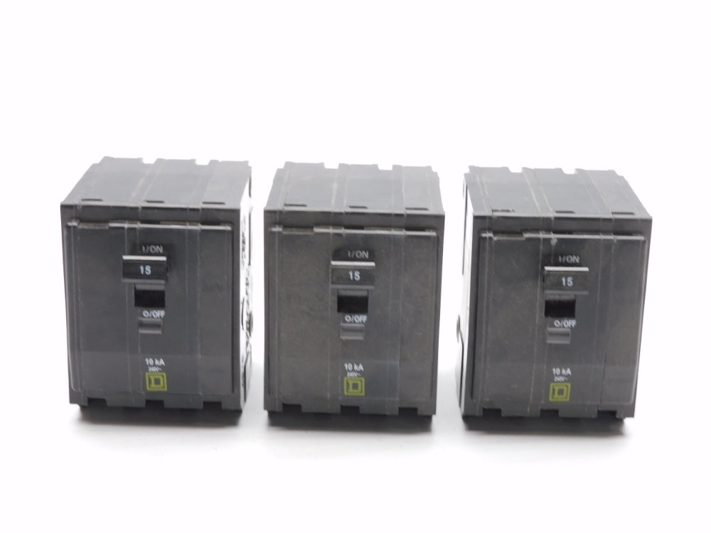 SQUARE D QO315 15A 240V (PKG OF 3) NSMP